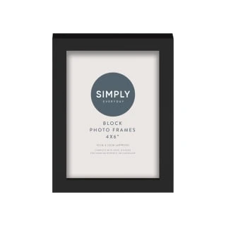 Simply Everyday 4 X 6" Block Frames 3pk - Black 5 Simply Everyday 4 X 6" Block Frames 3pk - Black - Image 3