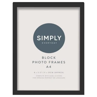 Simply Everyday A4 Block Frames 3pk - Black 4 Simply Everyday A4 Block Frames 3pk - Black - Image 2