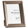 B&M Metallic Photo Frames 5 X 7" 2pk -Cozy Living Home Store 306044 Great Value Pack of 2 Metallic 5x7 inch Photo Frames easel1