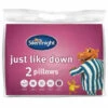 Silentnight Just Like Down Pillow 2pk -Cozy Living Home Store 329448 silentnight just like down 2pk pillows