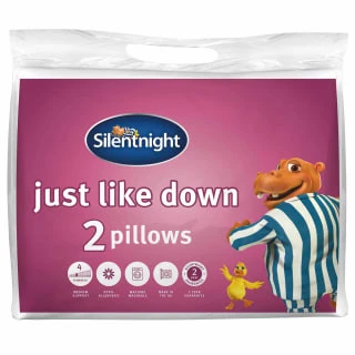 Silentnight Just Like Down Pillow 2pk 3 Silentnight Just Like Down Pillow 2pk