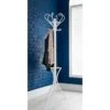 Spaceways Padstow Metal Coat Stand - White -Cozy Living Home Store 341201 padstow metal coatstand white