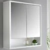 Norsk High Gloss Bathroom Mirror Cabinet 2 Norsk High Gloss Bathroom Mirror Cabinet -Cozy Living Home Store 347094 norsk double wall unit