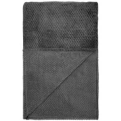 Simply Everyday Waffle Throw - Charcoal -Cozy Living Home Store 348798 simply waffle throw charcoal