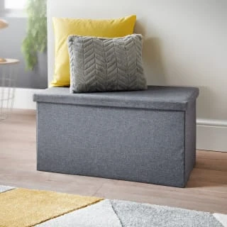 B&M Grey Coffee Table Ottoman 3 B&M Grey Coffee Table Ottoman
