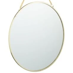 B&M Round Hanging Mirror -Cozy Living Home Store 351731 round hanging mirror 2