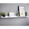 Lokken Picture Shelf 120cm - White 2 Lokken Picture Shelf 120cm - White -Cozy Living Home Store 352941 lokken long floating shelf white