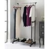 B&M Extendable Double Garment Rail -Cozy Living Home Store 355446 2 tier extendable garment rail