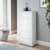 Norsk 5 Drawer Chest - White -Cozy Living Home Store 358576 norsk 5 drawer chest