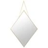 B&M Diamond Hanging Mirror - Gold