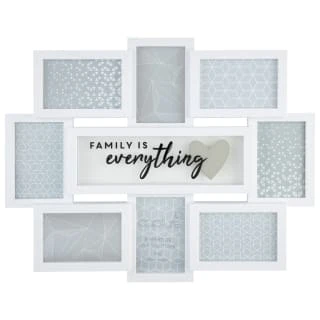 B&M Multi Aperture Photo Frame 8pc - Family Is Everything 5 B&M Multi Aperture Photo Frame 8pc - Family Is Everything - Image 3