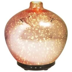 Essence Colour Changing Rose Gold Aroma Diffuser 16 Essence Colour Changing Rose Gold Aroma Diffuser -Cozy Living Home Store 363278 colour changing glass aroma diffuser rosa yellow