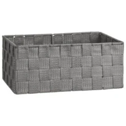 B&M Woven Storage Baskets 3pk - Silver -Cozy Living Home Store 365979 3pk woven baskets silver 2