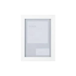 B&M Block Photo Frame 5 X 7" 2pk - White -Cozy Living Home Store 367046 2pk block photo frame 5x7 white 2