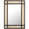 B&M Cane Border Mirror -Cozy Living Home Store 368489 cane mirror
