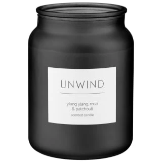 B&M Large Spa Scented Candle - Black - Unwind 4 B&M Large Spa Scented Candle - Black - Unwind - Image 2