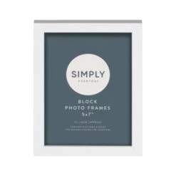 Simply Everyday 5 X 7" Block Frames 3pk - White -Cozy Living Home Store 370279 3pk simply everyday block frames 5x7 white 2