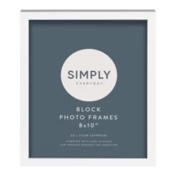 Simply Everyday 8 X 10" Block Frames 3pk - White 7 Simply Everyday 8 X 10" Block Frames 3pk - White -Cozy Living Home Store 370280 3pk simply everyday block frames 8x10 white 2