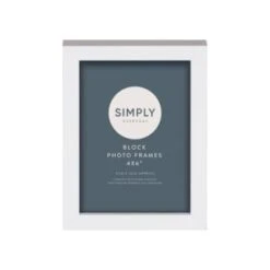 Simply Everyday 4 X 6" Block Frames 3pk - White 7 Simply Everyday 4 X 6" Block Frames 3pk - White -Cozy Living Home Store 370283 3pk simply everyday block frames 4x6 white 3