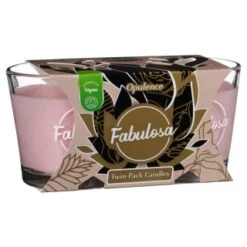 Fabulosa Candle Twin Pack 2pk - Opulence -Cozy Living Home Store 372559 fabulosa twin candle pack rainbow opulence