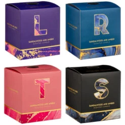 B&M Alphabet Candle (Assorted) - Sandalwood & Amber 17 B&M Alphabet Candle (Assorted) - Sandalwood & Amber -Cozy Living Home Store 372815 372816 372849 alphabet candle sandalwood and amber main