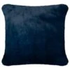 B&M Navy Aspen Faux Fur Cushion 2 B&M Navy Aspen Faux Fur Cushion -Cozy Living Home Store 373089 aspen cushion navy1