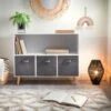 B&M Alva 3 Cube Bookshelf 2 B&M Alva 3 Cube Bookshelf -Cozy Living Home Store 374184 alva 3 cube bookshelf
