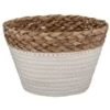 B&M Mini Cotton Wicker Basket - Cream -Cozy Living Home Store 374370 mini straw and cotton rope string basket white