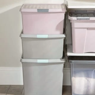 B&M Waffle Clip Box 25.5L - Blush 8 B&M Waffle Clip Box 25.5L - Blush - Image 6