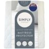 Simply Anti-Bacterial Quilted Mattress Protector - Single