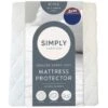 Simply Anti-Bacterial Quilted Mattress Protector - King -Cozy Living Home Store 375786 simply everyday quilted super soft king mattress protector