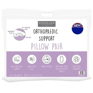 Downland Orthopaedic Support Pillows 2pk 3 Downland Orthopaedic Support Pillows 2pk