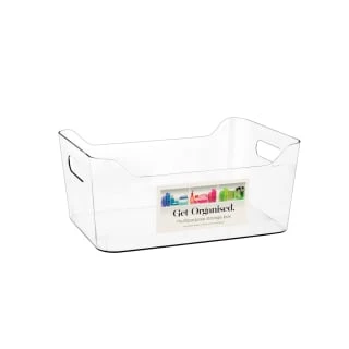 B&M Small Clear Storage Tub 3 B&M Small Clear Storage Tub