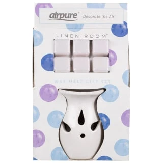 Airpure Wax Melt Gift Set - Linen Room 3 Airpure Wax Melt Gift Set - Linen Room