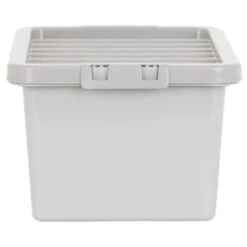 B&M Storage Box With Lid 11L - Graphite -Cozy Living Home Store 377031 11l storage box grey