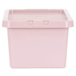 B&M Storage Box With Lid 11L - Dusty Pink 7 B&M Storage Box With Lid 11L - Dusty Pink -Cozy Living Home Store 377033 11l storage box dusty pink 2