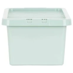 B&M Storage Box With Lid 11L - Sage 9 B&M Storage Box With Lid 11L - Sage -Cozy Living Home Store 377036 11l storage box sage 2