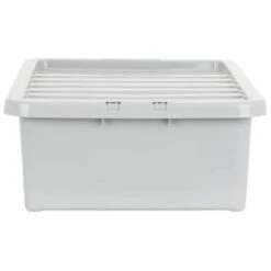 B&M Under Bed Storage Box 32L - Grey -Cozy Living Home Store 377037 under bed storage box 32l grey