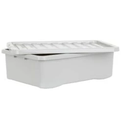 B&M Under Bed Storage Box 32L - Grey -Cozy Living Home Store 377037 under bed storage box 32l grey 3