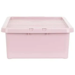B&M Under Bed Storage Box 32L - Dusty Pink -Cozy Living Home Store 377038 under bed storage box 32l dusty pink 2