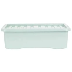 B&M Under Bed Storage Box 32L - Sage -Cozy Living Home Store 377040 under bed storage box 32l sage