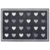 B&M Eco Flex Doormat - Hearts -Cozy Living Home Store 379095 eco flex doormat 50x75cm grey hearts