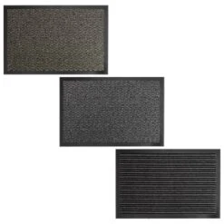 B&M Large Printed Magic Doormat - Black & Grey Stripe -Cozy Living Home Store 379103 large magic doormat 60x90cm group