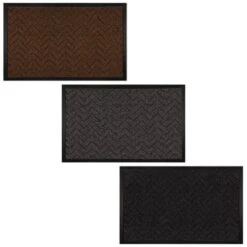 B&M Ultimate Trap Mat 55 X 85cm - Brown -Cozy Living Home Store 379122 durable ultimate sculpted trap mat 55x85cm main