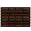 B&M Rubber Coir & Wire Scraper Doormat 40 X 60cm -Cozy Living Home Store 379127 rubber coir and wire scraper mat