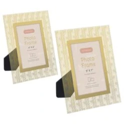 B&M Harmony Glass Photo Frame 4 X 6" - Gold 9 B&M Harmony Glass Photo Frame 4 X 6" - Gold -Cozy Living Home Store 380067 380068 harmony glass photo frame main