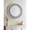 B&M Grey Rope Mirror - Grey -Cozy Living Home Store 380083 grey rope mirror