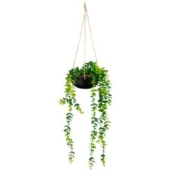 B&M Hanging Trailing Plant In Ceramic Pot 5 B&M Hanging Trailing Plant In Ceramic Pot -Cozy Living Home Store 380143 hanging trailing plant in ceramic pot