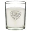 Karina Bailey Heart Diamond Candle -Cozy Living Home Store 380405 heart diamond