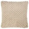 B&M Waffle Faux Fur Cushion - Natural 2 B&M Waffle Faux Fur Cushion - Natural -Cozy Living Home Store 380491 waffle faux fur cushion natural